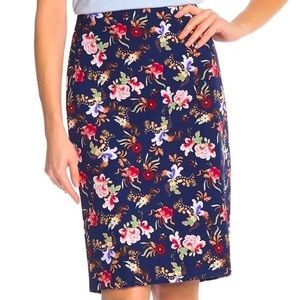 Philosophy floral pencil skirt